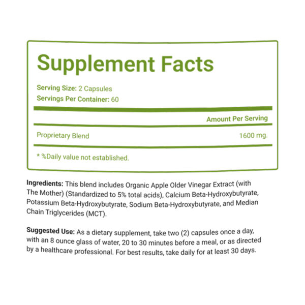 ACV Capsules + Keto BHB Salts - Image 3
