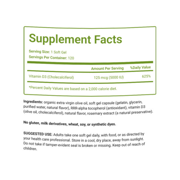 Vitamin D3 5000 - Image 3
